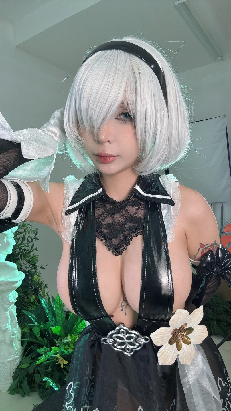 Umeko_J - Eve 2B Dress – Stellar Blade [107P,11V-2.05GB] tg@simisebaisi 【丝足阁】083.webp